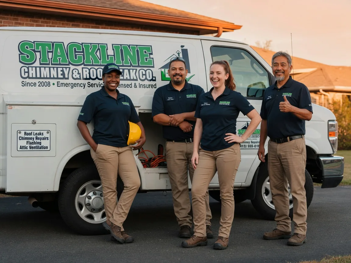 Chimney flashing repair company in Centerville, KS